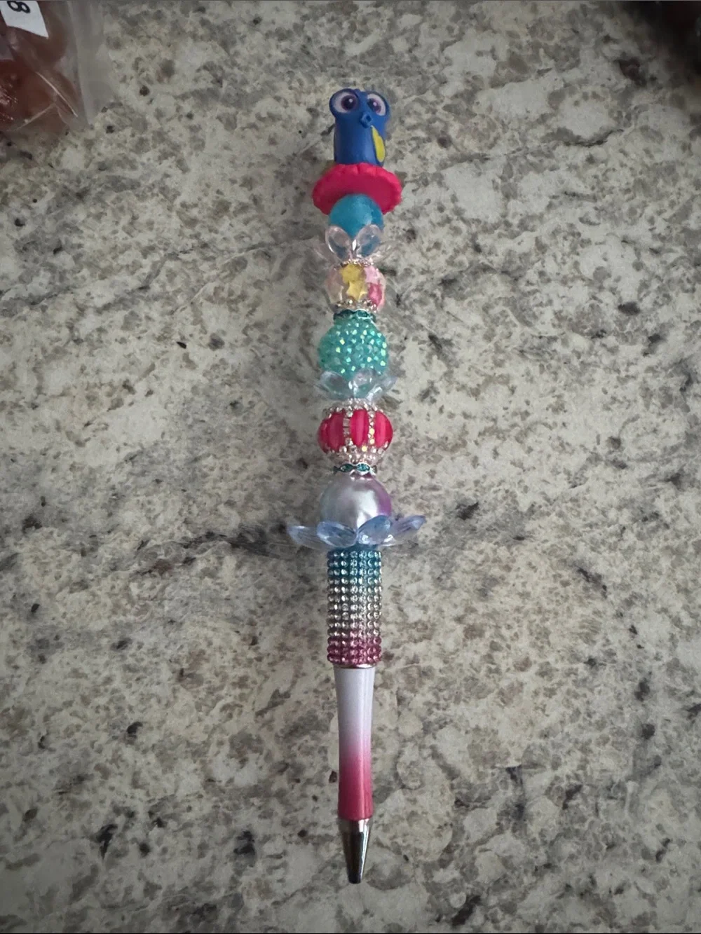 NWOT Disney Doorables Dory Beaded Pen Handmade by Me